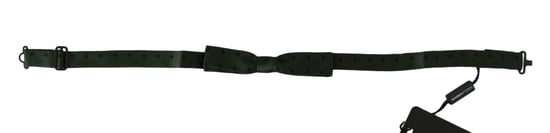 Corbata de moño verde con lunares - Image 2