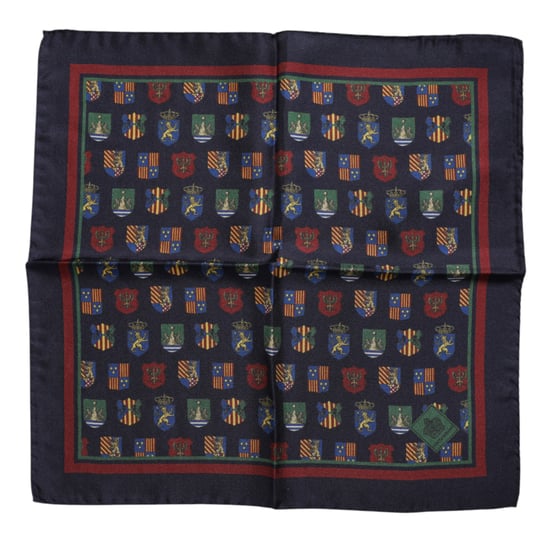 Pañuelo de bolsillo con estampado de escudo - Image 3