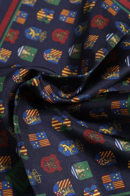 Pañuelo de bolsillo con estampado de escudo - Image 5