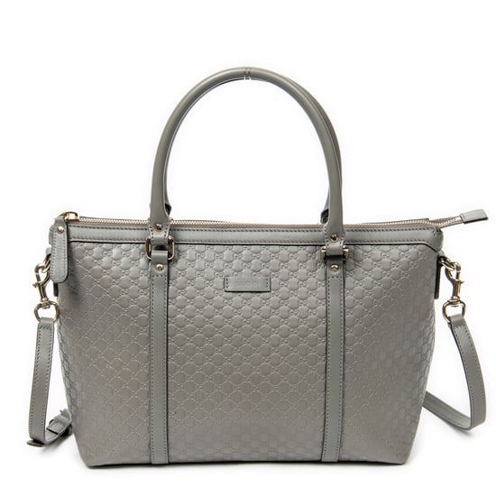 Gucci Convertible Satchel en Gris Piel de becerro - Image 1