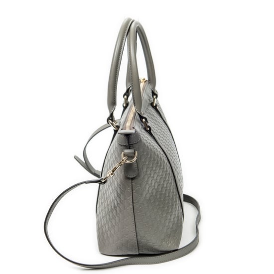 Gucci Convertible Satchel en Gris Piel de becerro - Image 3