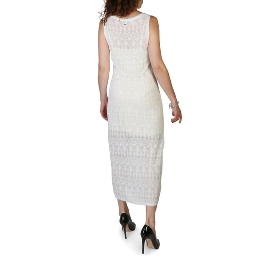 Vestido midi de encaje con botones delanteros - Image 2