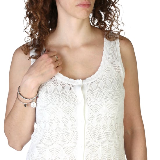 Vestido midi de encaje con botones delanteros - Image 3