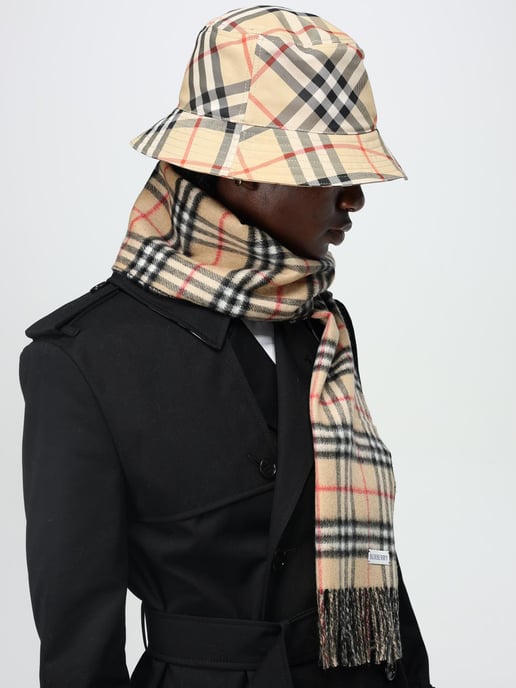 Gorro de Cubo Check con Logo Bordado - Image 2
