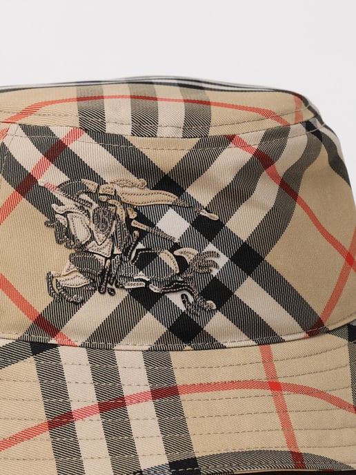 Gorro de Cubo Check con Logo Bordado - Image 4