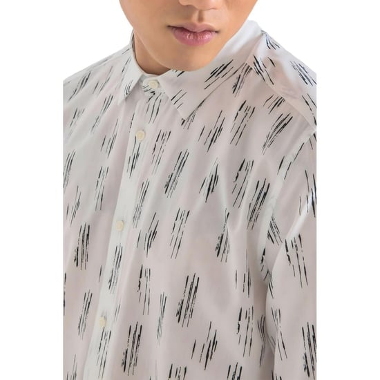 Camisa de vestir de manga larga estampada - Image 2