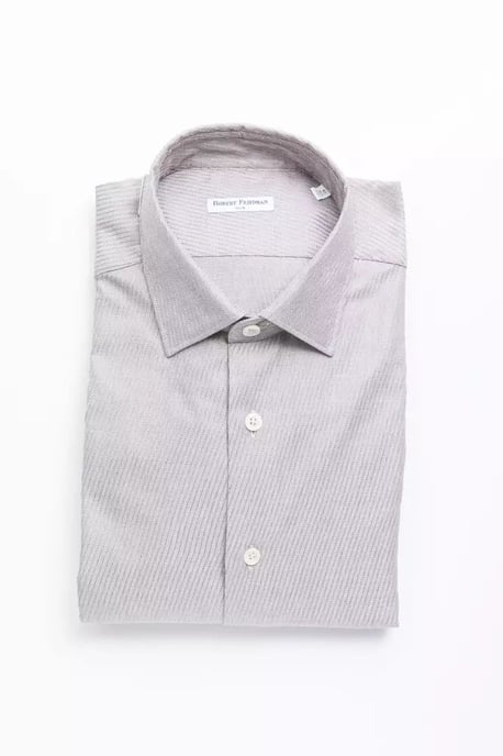 Camisa de vestir de algodón texturizado - Image 1