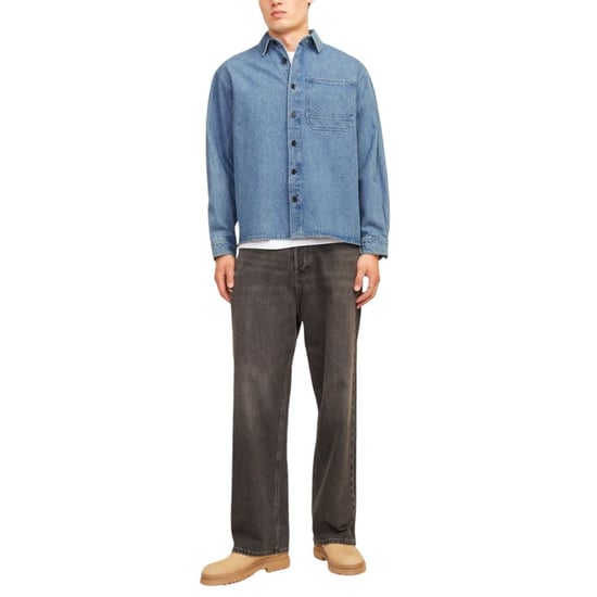 Camisa de Mezclilla de Manga Larga Ajuste Clásico - Image 1