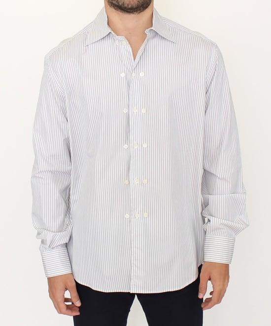 Camisa de vestir de rayas clásicas - Image 1