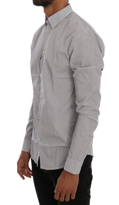 Camisa de vestir de manga larga a rayas - Image 2