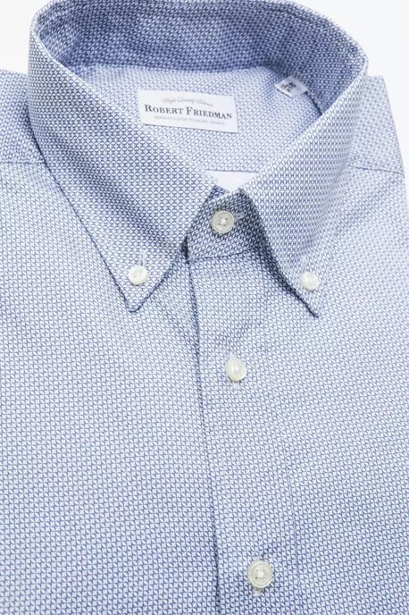 Camisa de Vestir de Cuadro Pequeño de Manga Larga - Image 2