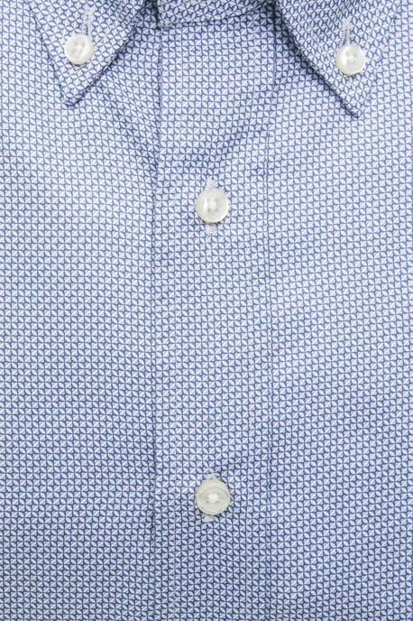 Camisa de Vestir de Cuadro Pequeño de Manga Larga - Image 3