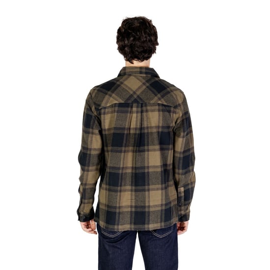Camisa de Franela Negro Oliva - Image 2
