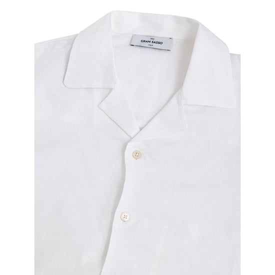 Camisa de Lino de Manga Larga con Botones - Image 3