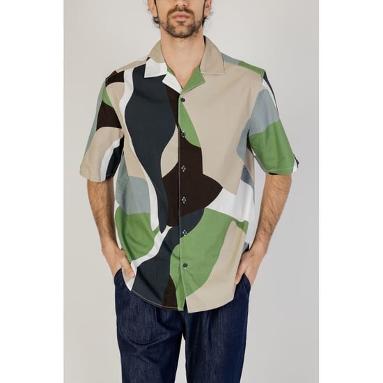 Camisa de manga corta con estampado abstracto - Image 4