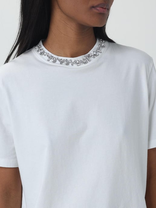 Camiseta de cuello con adornos de cristal - Image 5