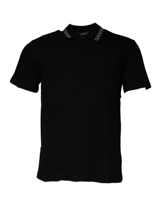 Camisa Polo Greca Negra - Image 2