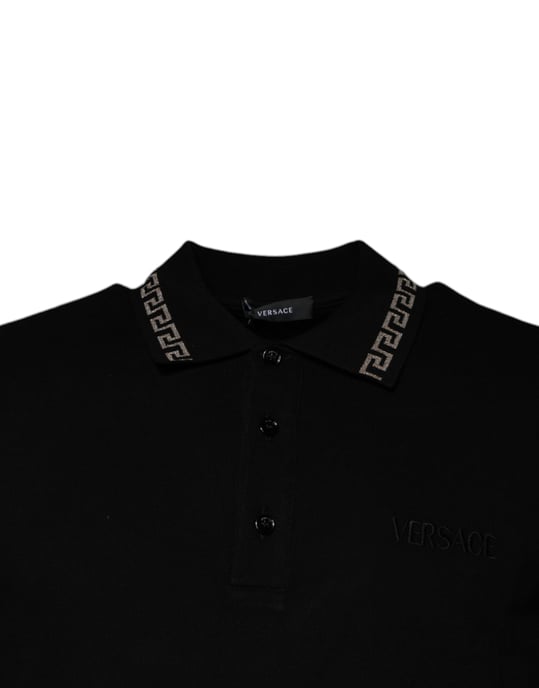 Camisa Polo Greca Negra - Image 3