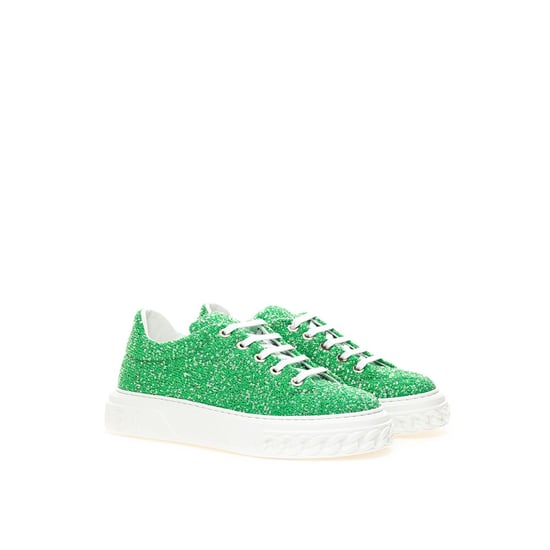 Zapatilla Kick de Casadei Verde Brillante - Image 2