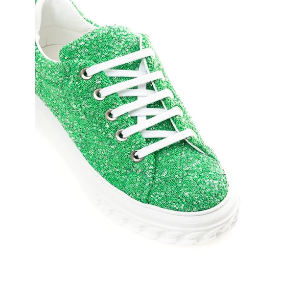 Zapatilla Kick de Casadei Verde Brillante - Image 4