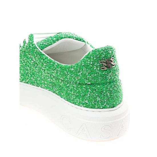 Zapatilla Kick de Casadei Verde Brillante - Image 5