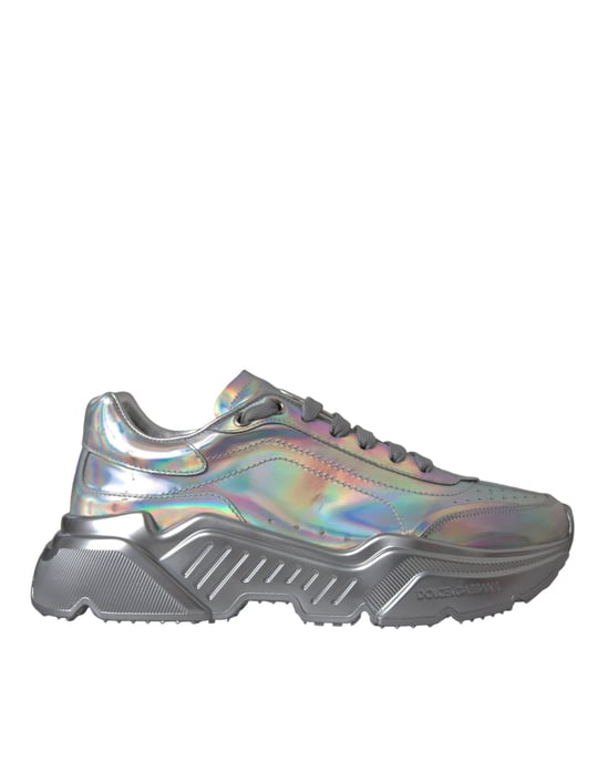Zapatillas Portofino de Cuero Metálico - Image 1