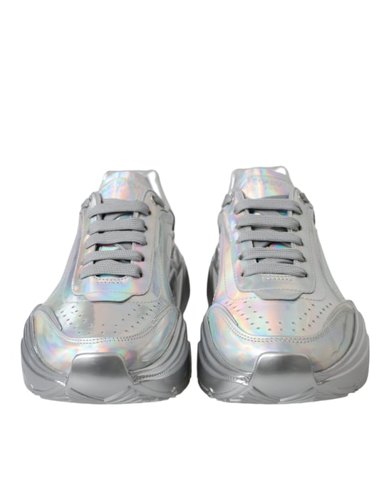 Zapatillas Portofino de Cuero Metálico - Image 2
