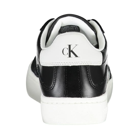 Zapatillas de lona bajas de cuero con logo Ck para hombre - Image 2