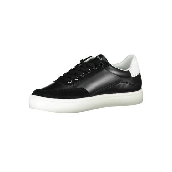 Zapatillas de lona bajas de cuero con logo Ck para hombre - Image 3