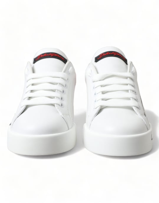 Zapatillas Portofino de piel con estampado distintivo - Image 3