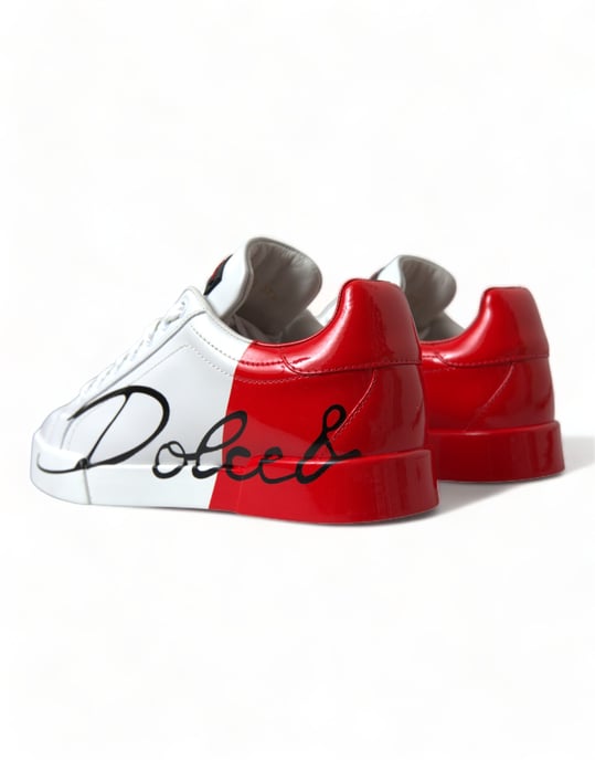 Zapatillas Portofino de piel con estampado distintivo - Image 5