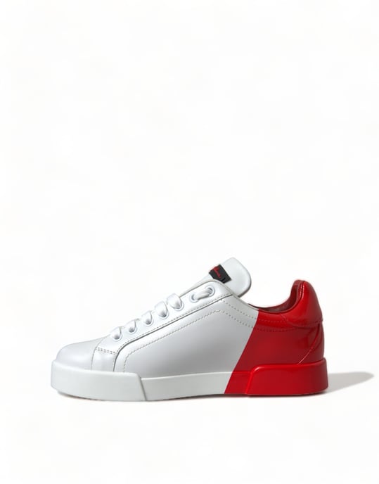 Zapatillas Portofino de piel con estampado distintivo - Image 6