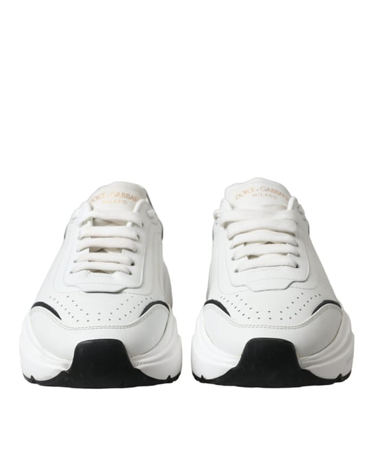 Zapatillas Portofino BlancoNegro de Piel - Image 2