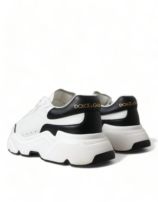 Zapatillas Portofino BlancoNegro de Piel - Image 4
