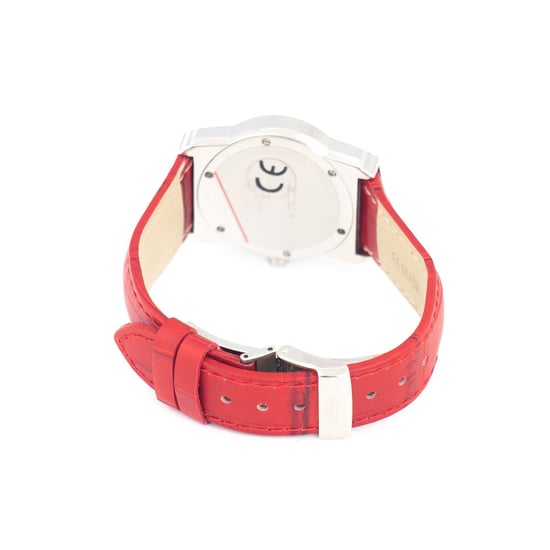 Reloj con Correa de Cuero Roja 7279 - Image 2