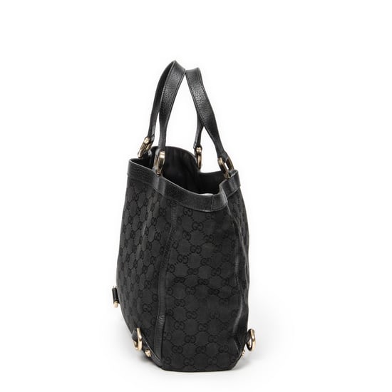 Gucci Small Abbey D-Ring Tote  en Negro Lienzo - Image 4