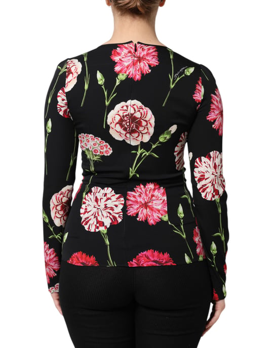 Blusa de mangas largas con estampado floral - Image 4