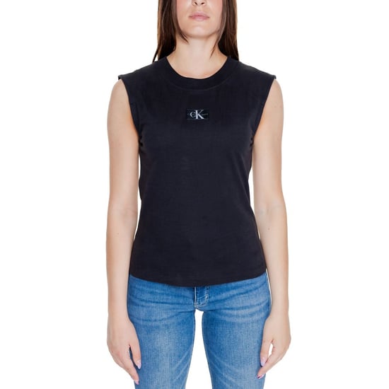 Top sin mangas con cuello redondo - Image 1