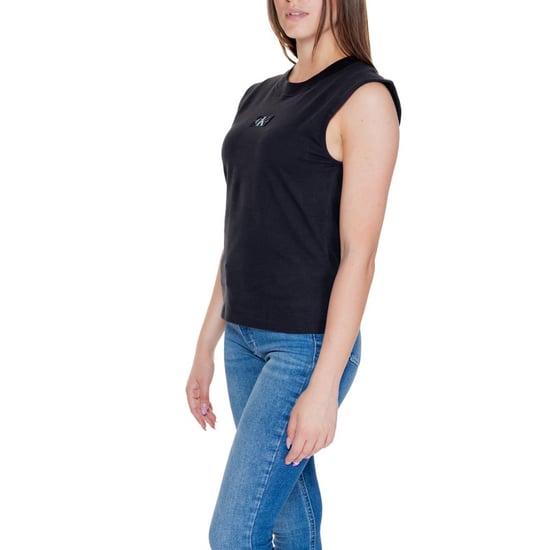 Top sin mangas con cuello redondo - Image 3