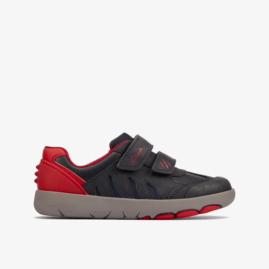 Zapatos Rex Play K Navy/Rojo Lea - Image 1