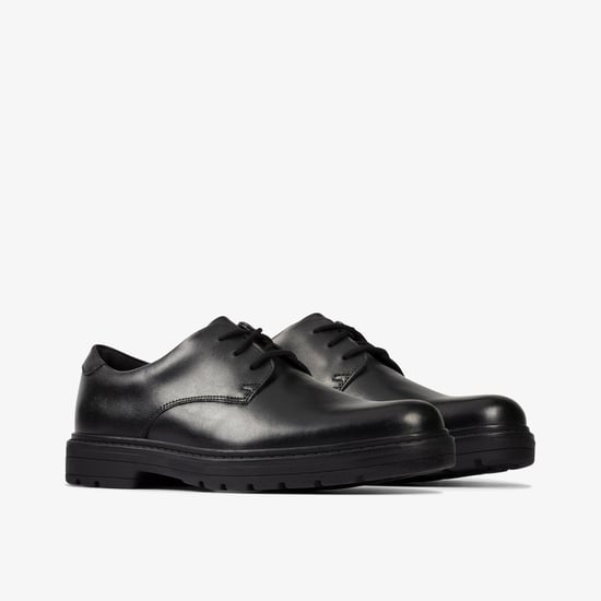 Zapatos de Piel Negra LoxhamDerby Y - Image 4