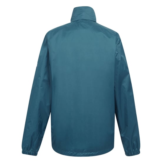 Regatta Mens Lyle IV Waterproof Hooded Jacket (Moroccan Blue/Citron Lime) - Image 2
