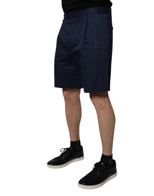 Pantalones Cortos de Algodón Plisados - Image 3