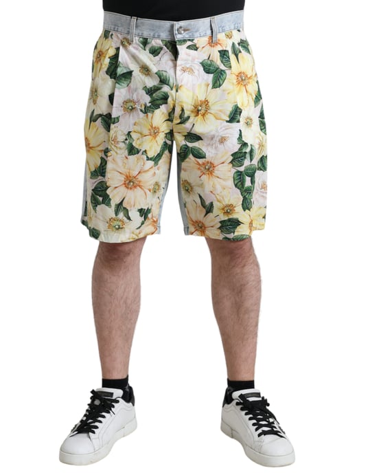 Shorts Medianos con Estampado Floral - Image 1
