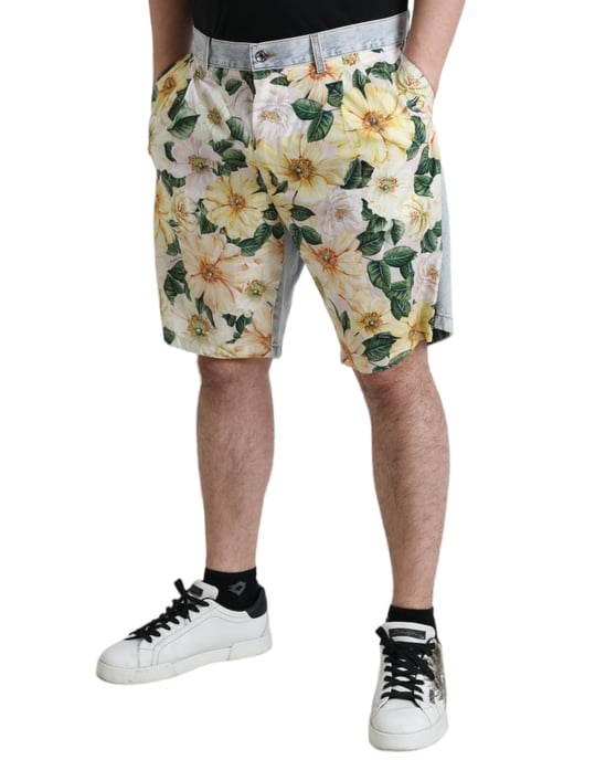 Shorts Medianos con Estampado Floral - Image 2