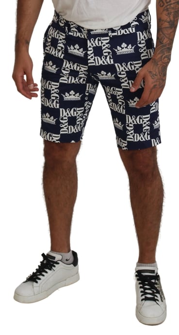 Pantalones Cortos con Estampado Crown Estilo Verano - Image 4