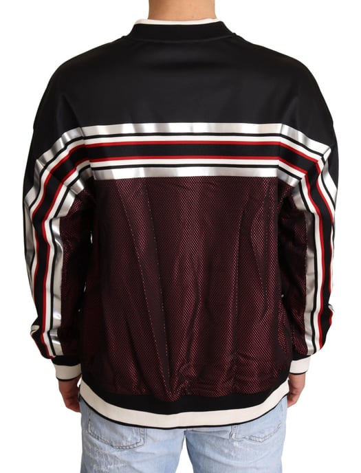 Sudadera de punto negro y rojo - Image 2
