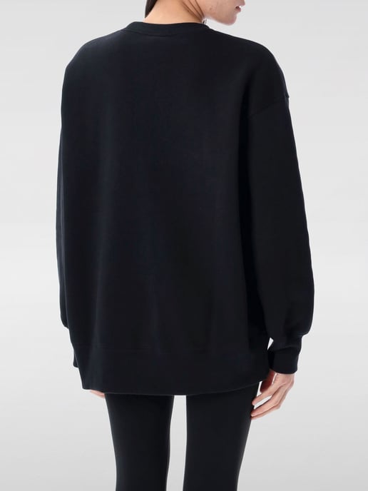 SUDADERA MUJER W NSW PHNX FLC OS LONG CREW NEGRO - Image 2