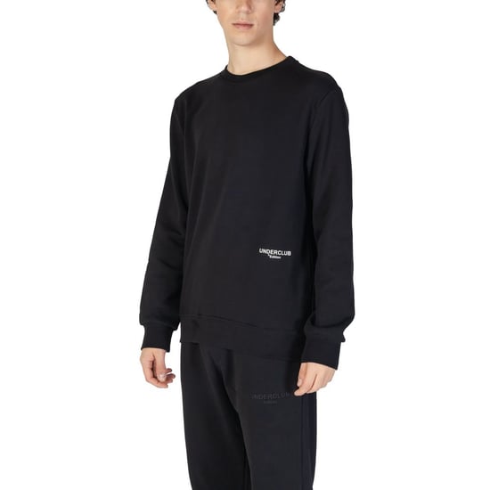 Sudadera negra con cuello redondo - Image 3