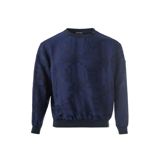 Sudadera de Cuello Redondo con Patrón Geométrico - Image 1